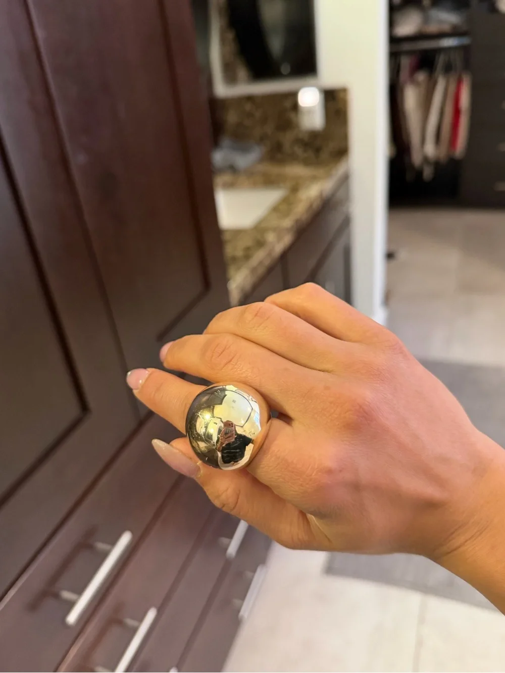Jenny Bird Silver Supernova Ring